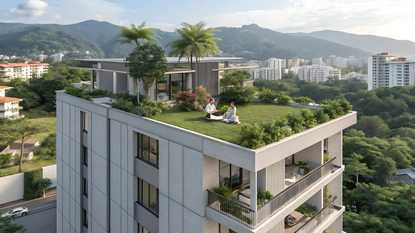 Giải Pháp Kiến Trúc Nhà Phố Xanh Cho Đô Thị Ngột Ngạt